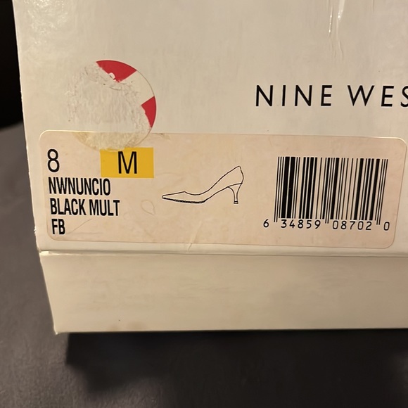 Plaid fabric Nine West Pumps - Picture 10 of 10